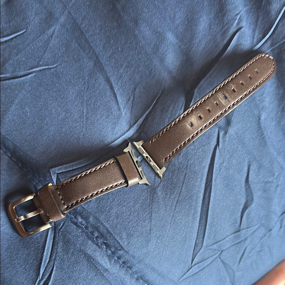 Shinola Brown Apple Watch Band